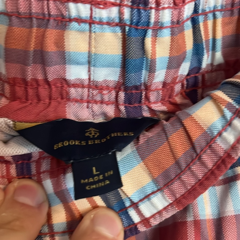 Brooks Brothers Men’s Large Plaid Swimsuit Large - Picture 3 of 7